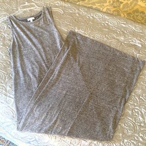 Grey Leith Fall tank maxi T-shirt dress